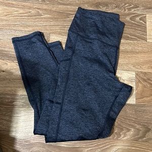 Blue xl aerie fleece lined leggings winter fall warm